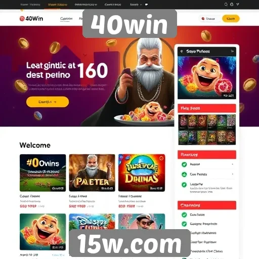 Avaliação da usabilidade do site 40win