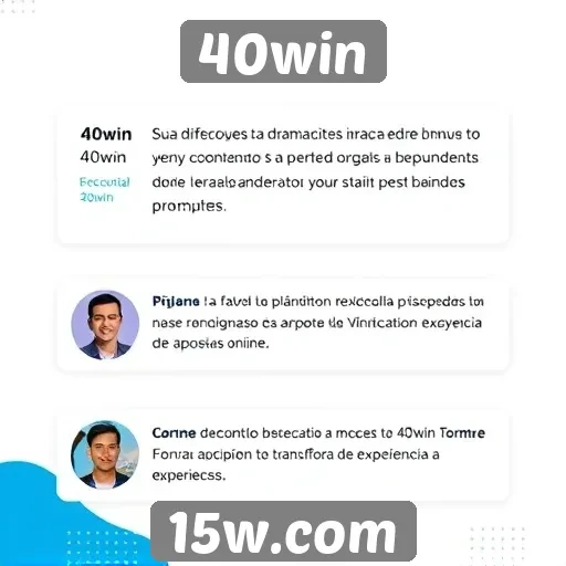 Depoimentos de usuários sobre o 40win